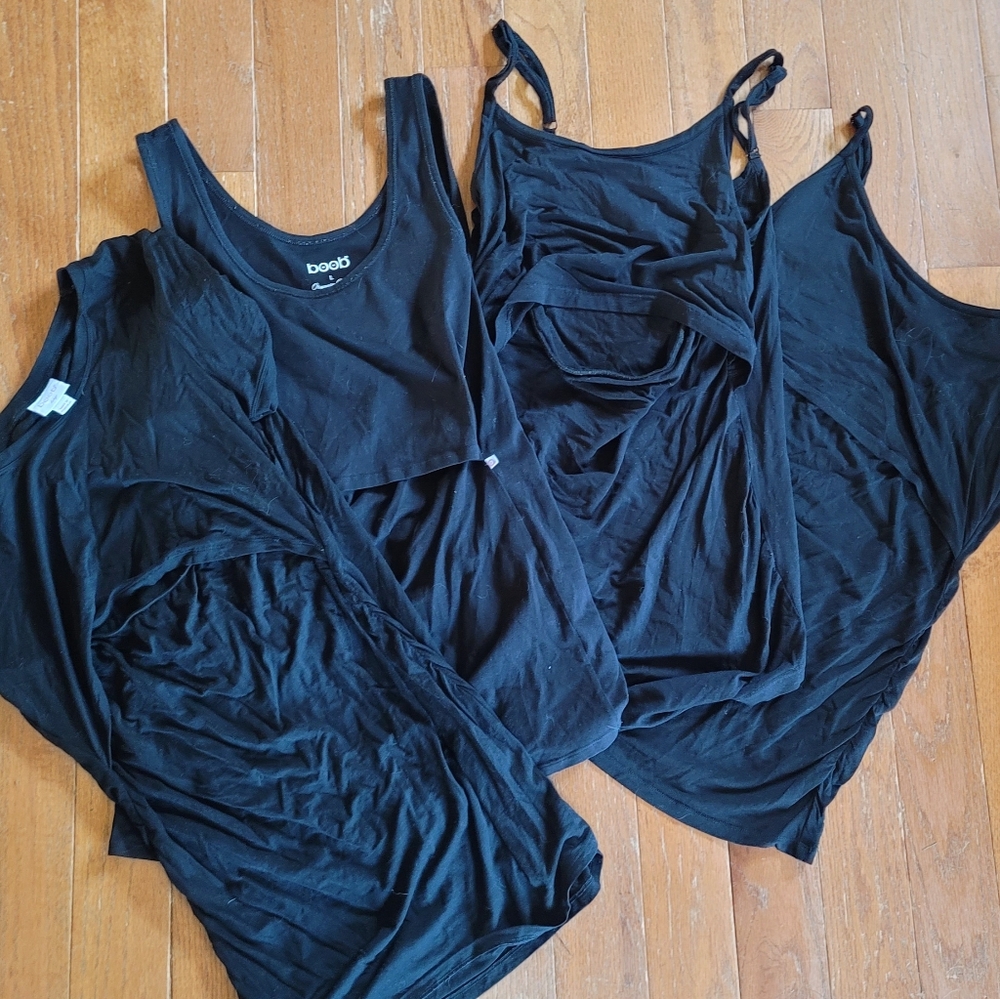 Nursing tanks, size large, set of 4